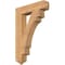 Ekena Millwork Merced Arts & Crafts Smooth Bracket, Western Red Cedar, 5 1/2"W x 28"D x 40"H BKT06X28X40MRC03SWR - alternate 1